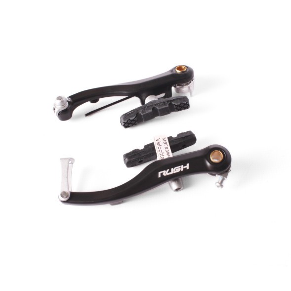 Набор тормоза V-Brake Rush (Radius) 115 мм, передний+задний, с алюминиевой регулировкой, черный