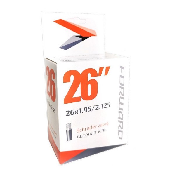 Камера велосипедная Forward 26x1.95/2.125, TU262 бутил, ниппель AV, (Wanda)