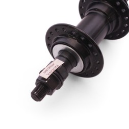 Втулка задняя Wang Zheng WZ-A201R black, ось 3/8"х135x175 мм, алюмин., под V-brake, под трещотку, на гайках, 36 отверстий, box