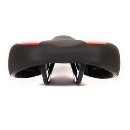 Седло детское Hongfei HF-AZ-3014-0-BKR, 230х140 мм, черно-красное