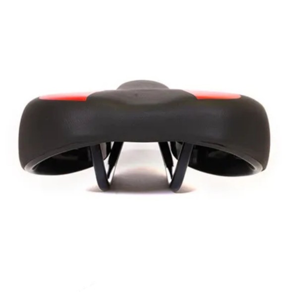 Седло детское Hongfei HF-AZ-3014-0-BKR, 230х140 мм, черно-красное