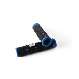 Ручки на руль для велосипеда &amp;quot;Ромбик&amp;quot;, 120 мм, резиновые, голубой