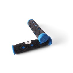 Ручки на руль для велосипеда &amp;quot;Ромбик&amp;quot;, 120 мм, резиновые, голубой