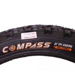 Покрышка велосипедная Wanda 16"х2.125 (57-305), P1033, черная