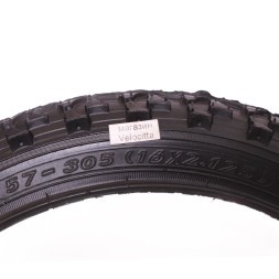 Покрышка велосипедная Wanda 16"х2.125 (57-305), P1033, черная