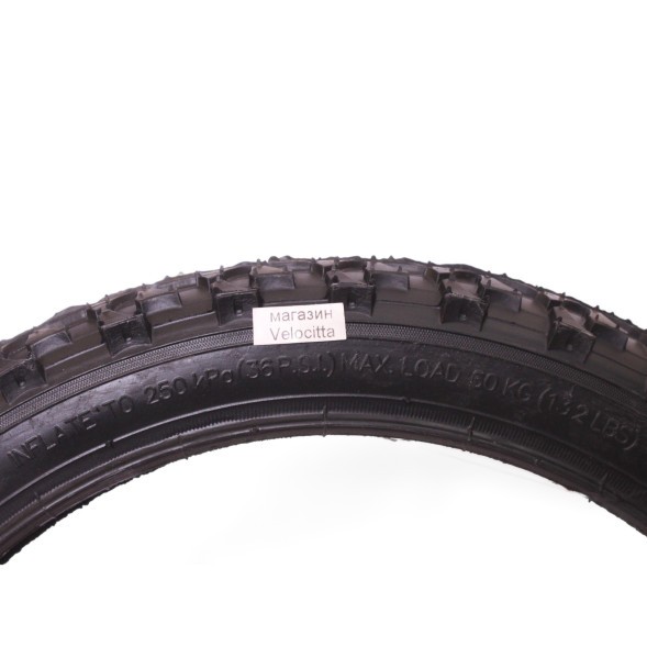 Покрышка велосипедная Wanda 16&amp;quot;х2.125 (57-305), P1033, черная