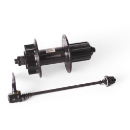 Втулка велосипедная Shimano Tourney TX506, EFHTX506AZA, алюминий, задняя, 146 мм, 36Н, под диск, 8/9/10 скоростей, черный