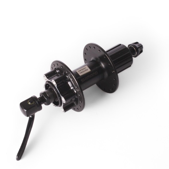 Втулка велосипедная Shimano Tourney TX506, EFHTX506AZA, алюминий, задняя, 146 мм, 36Н, под диск, 8/9/10 скоростей, черный