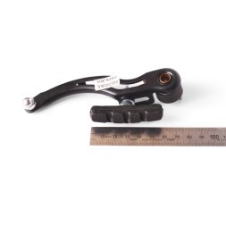 Набор V-тормоза, метал. (передн.+задн.) + метал. ручки + тросса, цвет черный