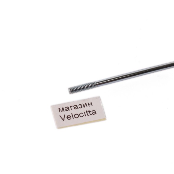 Велосипедные спицы 277 мм, D=2 мм, комплект, с ниппелями, оцинкованные, silver, 18 шт