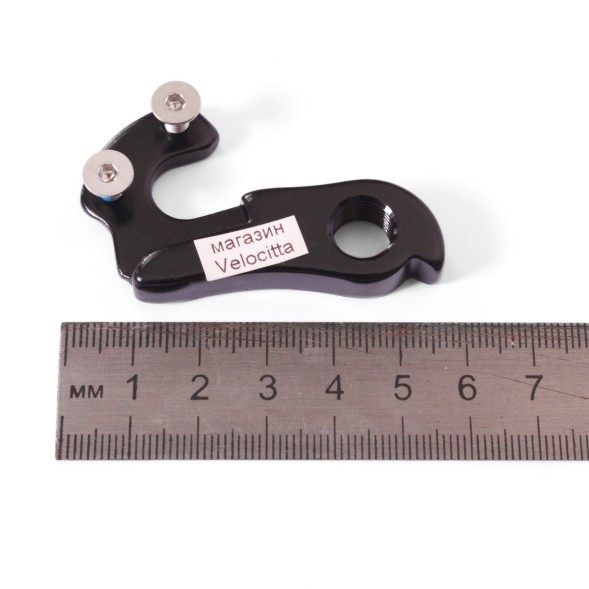 Петух велосипедны заднего переключателя LQ017, алюминий, серебристый