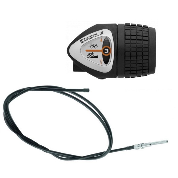 Переключатель велосипедный Sturmey Archer TSS-36, правый, 3 передачи, 22.2 мм, в сборе с толкателем, для планетарной втулки, (Revoshift), без уп.