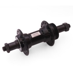 Велосипедная втулка Wang Zheng WZ-A201RQ black-32, задняя, ось 3/8"х135x145 мм, ALU, под V-брейк, под трещотку, с эксцентриком, 32 отверстия, б/уп.