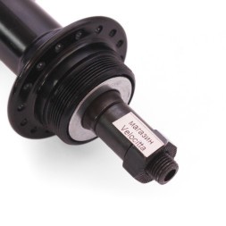 Велосипедная втулка Wang Zheng WZ-A201RQ black-32, задняя, ось 3/8"х135x145 мм, ALU, под V-брейк, под трещотку, с эксцентриком, 32 отверстия, б/уп.