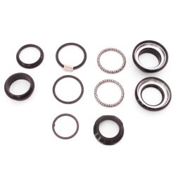 Рулевая колонка First LF-867AW, 1-1/8", резьбовая, EC 34/28,6-26tpi, EC 34/30, подшипники 5/32"x20- 2шт, h-38.6мм, инд. уп.