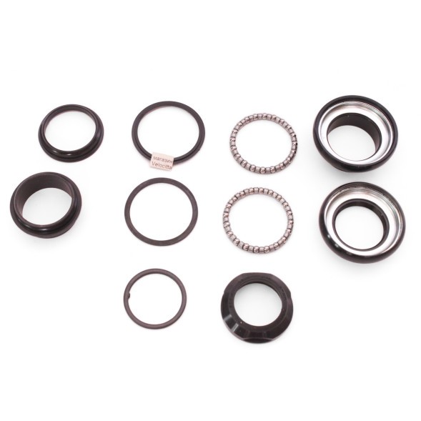 Рулевая колонка First LF-867AW, 1-1/8&amp;quot;, резьбовая, EC 34/28,6-26tpi, EC 34/30, подшипники 5/32&amp;quot;x20- 2шт, h-38.6мм, инд. уп.