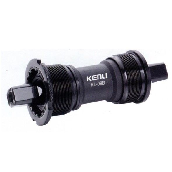 Полукартридж каретки Kenli KL-08B, 68x122 мм, 1.37&amp;quot;x24tpi, ось под квадрат, сталь/пластик, Box