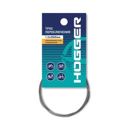 Трос переключения Hogger SCHG304C1SS, 1.2 x 2000 мм, сталь нержавеющая, полированный, блистер