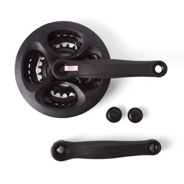 Система велосипедная PC06-S2442FG-1, 26&amp;quot; D-EDх3, 24/34/42T, 170 мм, SQR, с защитой, сталь, черный, под карбон