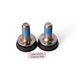 Болт вала каретки Neco СР, с пыльником, под шестигранник, фиксатор резьбы, серебро