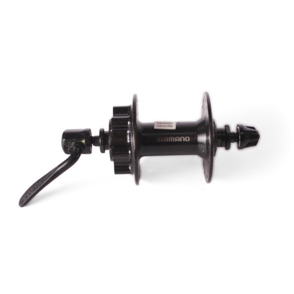 Втулка велосипедная Shimano Tourney TX506, EHBTX506AAL, передняя, алюминий, 108 мм, 36 отверстий, 6-болтов, чёрный