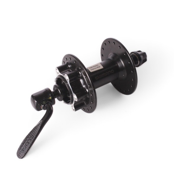 Втулка велосипедная Shimano Tourney TX506, EHBTX506AAL, передняя, алюминий, 108 мм, 36 отверстий, 6-болтов, чёрный