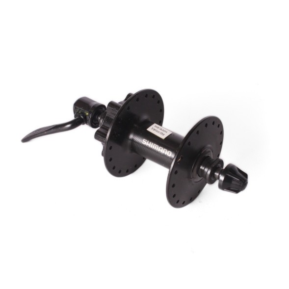 Втулка велосипедная Shimano Tourney TX506, EHBTX506AAL, передняя, алюминий, 108 мм, 36 отверстий, 6-болтов, чёрный