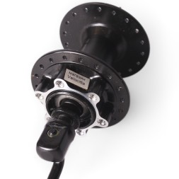 Втулка велосипедная Shimano Tourney TX506, EHBTX506AAL, передняя, алюминий, 108 мм, 36 отверстий, 6-болтов, чёрный