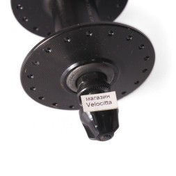 Втулка велосипедная Shimano Tourney TX506, EHBTX506AAL, передняя, алюминий, 108 мм, 36 отверстий, 6-болтов, чёрный