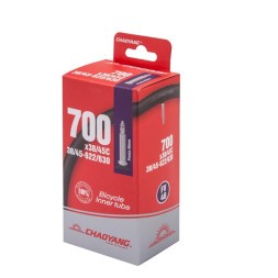 Камера велосипедная Chaoyang 122608, 700x 38/45С FV-48 мм, бутиловая, инд. упак.