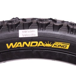 Покрышка велосипедная Wanda 20"х2.125 (57-406), P1001, черная