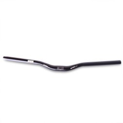 Руль велосипедный KMS Lite, MTB, 650 мм, Ø 22,2 мм, посадка Ø 31,8 мм, изогнутый, подъем 20 мм, алюминиевый, черный