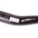 Руль велосипедный KMS Lite, MTB, 650 мм, Ø 22,2 мм, посадка Ø 31,8 мм, изогнутый, подъем 20 мм, алюминиевый, черный