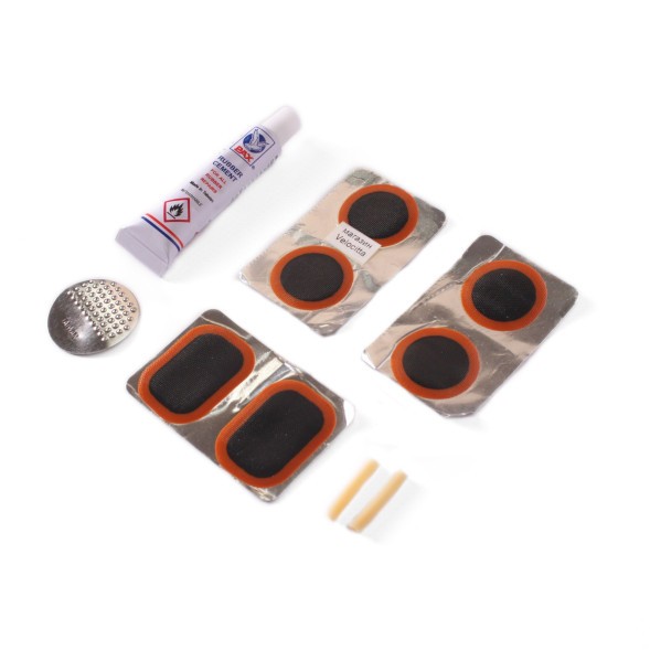 Аптечка велосипедная Pax (4 круглых, 2 овальных заплаток, клей, зачистка метал.), Тайвань