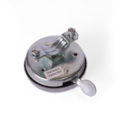 Звонок на велосипед Joy Kie 51B-01 Classic, &amp;quot;динг-донг&amp;quot;, большой диаметр 58 мм, металл, серебристый