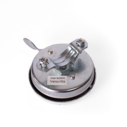 Звонок на велосипед Joy Kie 51B-01 Classic, &amp;quot;динг-донг&amp;quot;, большой диаметр 58 мм, металл, серебристый