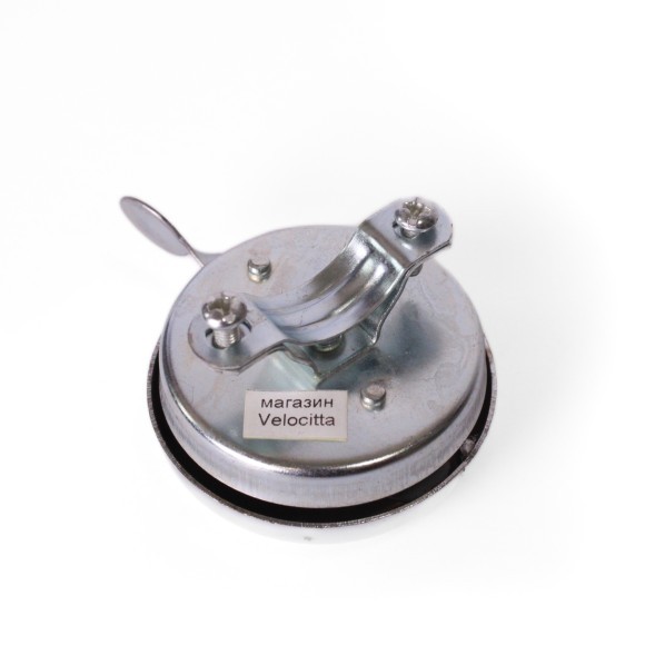 Звонок на велосипед Joy Kie 51B-01 Classic, &amp;quot;динг-донг&amp;quot;, большой диаметр 58 мм, металл, серебристый