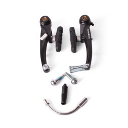 Рычаги тормозные задние Tektro C-310 V-brake 110 мм, колодки 70 мм, комплект, алюминий, черный