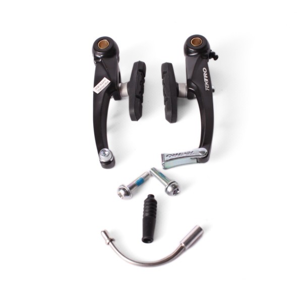 Рычаги тормозные задние Tektro C-310 V-brake 110 мм, колодки 70 мм, комплект, алюминий, черный