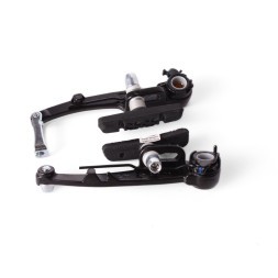 Рычаги тормозные задние Tektro C-310 V-brake 110 мм, колодки 70 мм, комплект, алюминий, черный