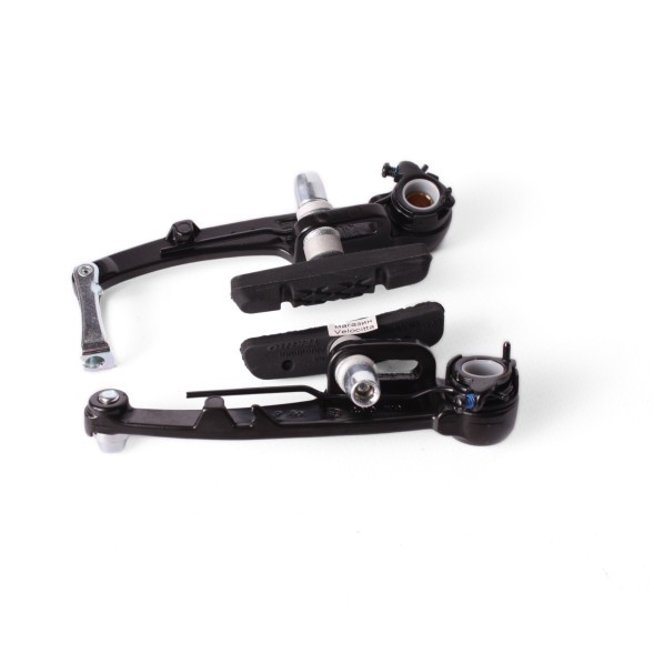 Рычаги тормозные задние Tektro C-310 V-brake 110 мм, колодки 70 мм, комплект, алюминий, черный