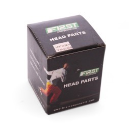 Рулевая колонка велосипедная First LF9001AW 1", резьбовая, EC 29/25,4-24tpi, EC 29/27, подшипники 5/32"x16- 2шт, высота 36.8 мм, Black