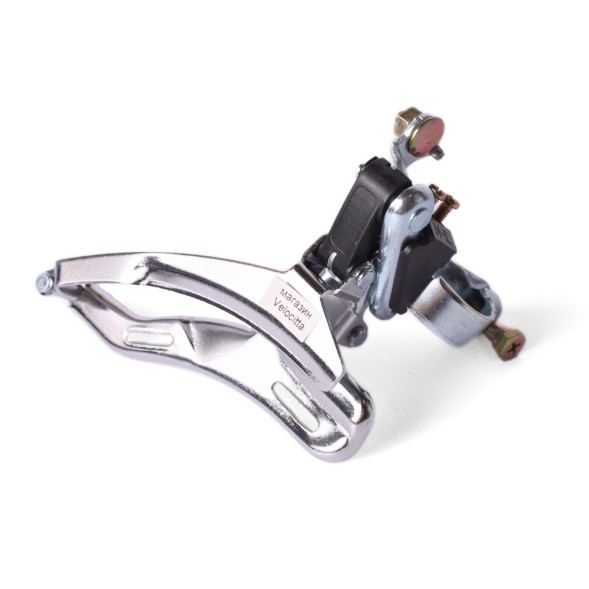 Переключатель передний SunRun QD-06, хомут 28.6 мм, нижняя тяга, 48 зубов