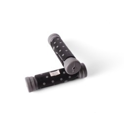 Грипсы велосипедные Joykie &amp;quot;Точка&amp;quot;, 120 мм, резиновые, серый