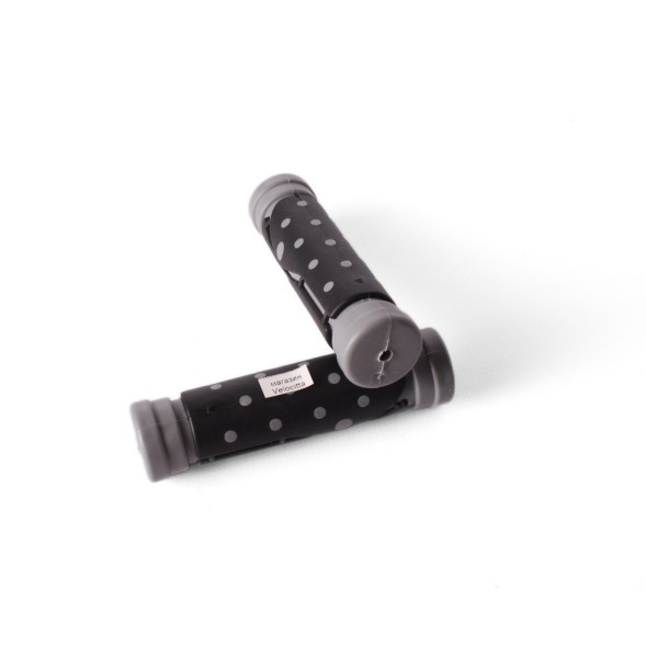 Грипсы велосипедные Joykie &amp;quot;Точка&amp;quot;, 120 мм, резиновые, серый