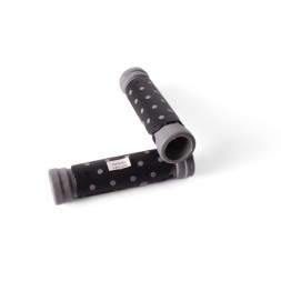 Грипсы велосипедные Joykie &amp;quot;Точка&amp;quot;, 120 мм, резиновые, серый