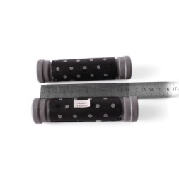 Грипсы велосипедные Joykie &amp;quot;Точка&amp;quot;, 120 мм, резиновые, серый