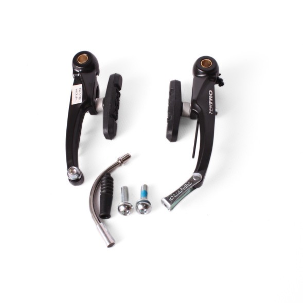 Рычаги тормозные передние Tektro C-310 V-brake 110 мм, колодки 70 мм, комплект, алюминий, черный