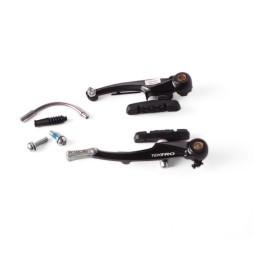 Рычаги тормозные передние Tektro C-310 V-brake 110 мм, колодки 70 мм, комплект, алюминий, черный