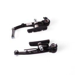 Рычаги тормозные передние Tektro C-310 V-brake 110 мм, колодки 70 мм, комплект, алюминий, черный